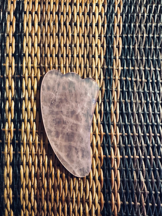 Rose quartz Gua sha