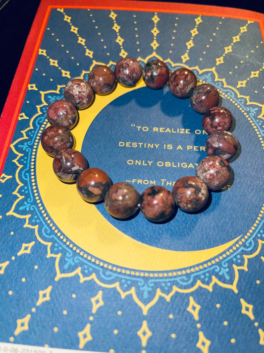 Cracked Alashan Agate bracelet